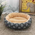 round washable multi color luxury dog beds